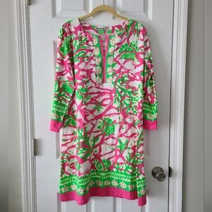 Barbara Gerwit Shell Coral Dress